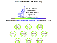 Tablet Screenshot of peersdance.org